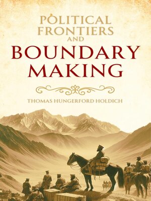 cover image of Political Frontiers and  Boundary Making